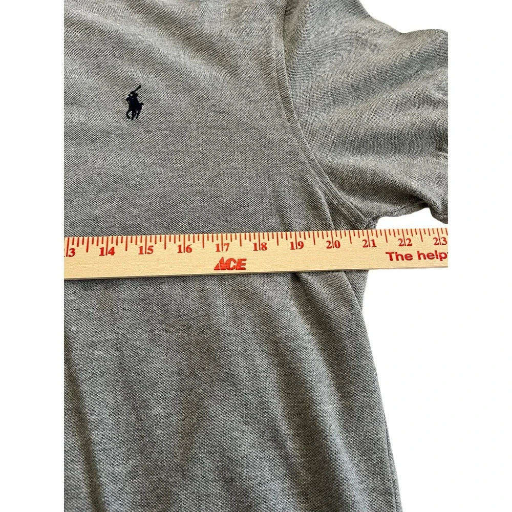 Polo Ralph Lauren Men's Polo Shirt Grey, Short Sleeve, Cotton, Pocket, Size 3XL